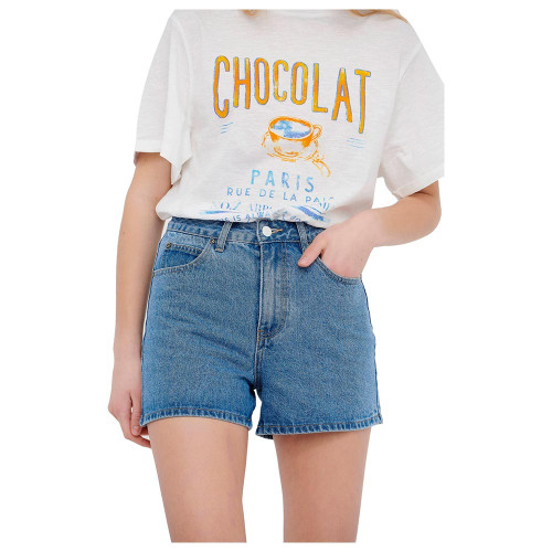 Funky Buddha Γυναικείο σορτς jean